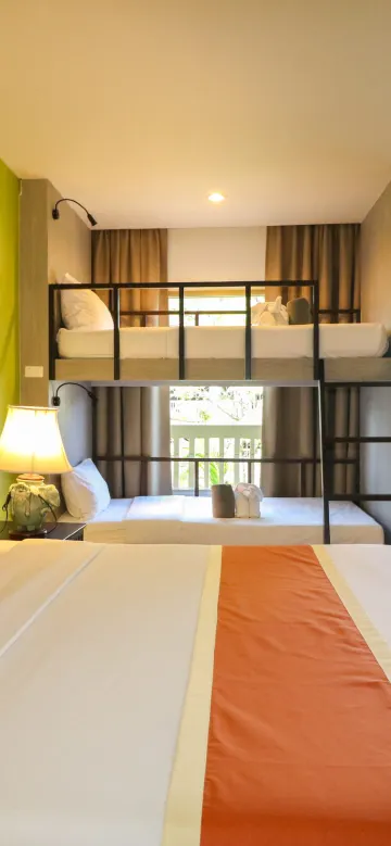 ห้องซีบรีซพร้อมเตียง 2 ชั้น