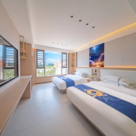 Moonlit Starry Night Hotel