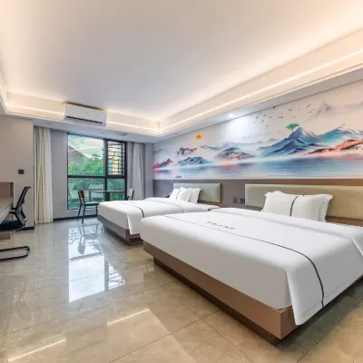 Haiyue Hotel (Sanjiang Trade City, Free Airport Shuttle, Self-Service Laundry) โรงแรมใกล้สถานีขนส่งสายเหนือ