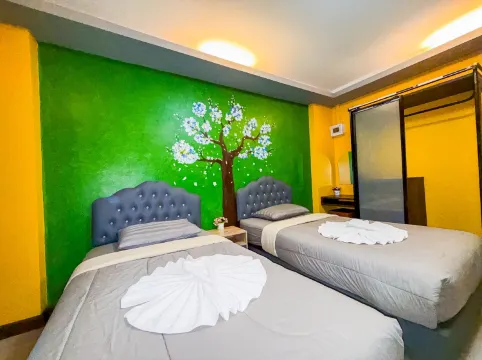 ห้องเตียงคู่ (เตียง 3.5 ฟุต X2)