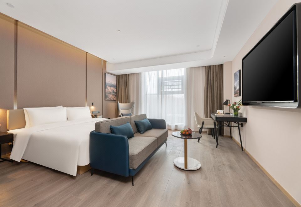 [시안 하이테크 아투어 X 호텔의 현대적인 비즈니스 라운지 사진]