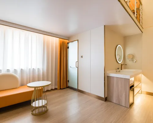 Dequan Luxury Hotel (Chaoyang Railway Station Shilipu Subway Station Branch) Zimmer Photos