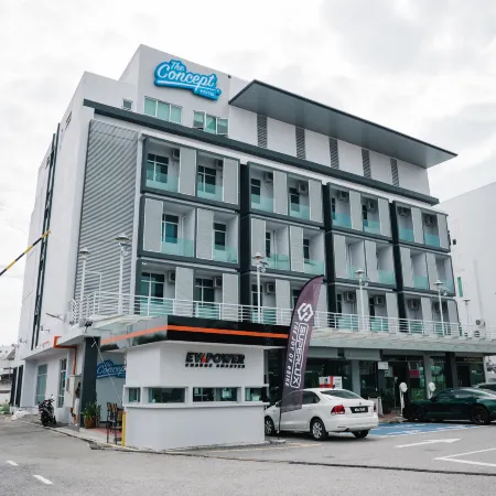 The Concept Hotel Melaka City Отели рядом с достопримечательностью «Автостанция Melaka Sentral»