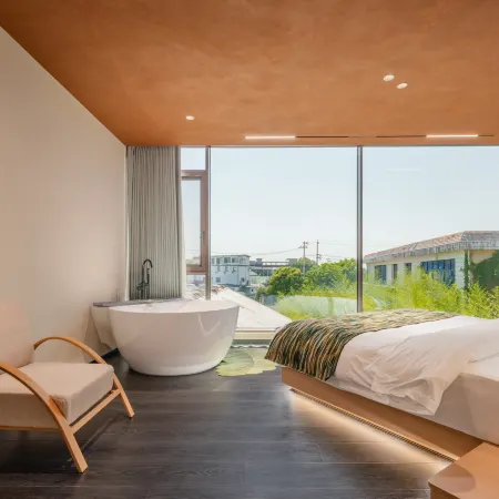Pusu Xishan | Moon Bay, Jiangnan Sky Road Family villa with pool, smart theater & stream hiking