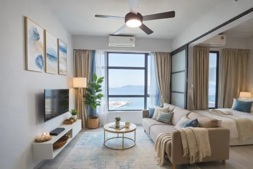 JQ D'Joyful Homestay2 New/Seaview/Highfloor/Netflix/6pax