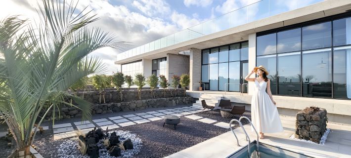 Window Lounge_poolvilla โรงแรมในเชจู