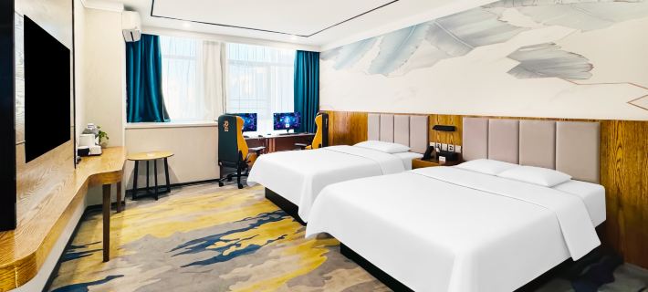 Yaxin E-sports Hotel (Dezhou Qihe Wanda Plaza Branch) Hotels in Qihe County