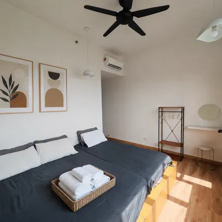 Melaka Seaview 2BR Netflix WiFi 4pax
