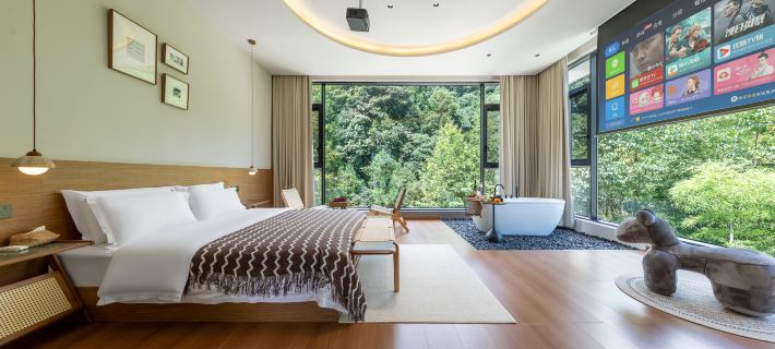 Linxijian Homestay (Bifengxia Scenic Area) Ξενοδοχεία στην πόλη Γιαν