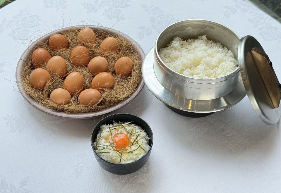 조식 뷔페 음식