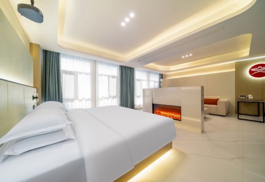 화지 원위에 호텔 객실 내부