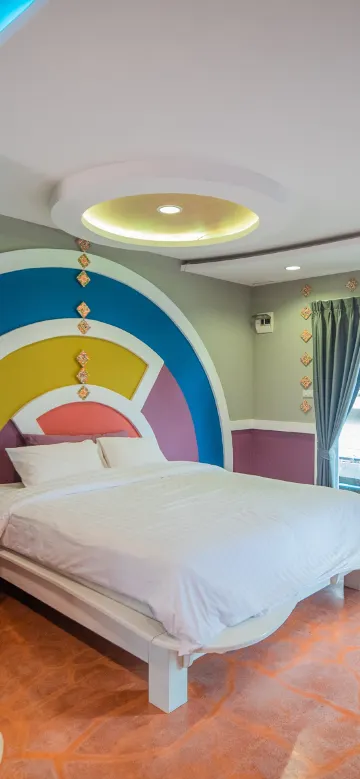 ห้องดีลักซ์ เตียงคิงไซส์ วิวสวน ห้ามสูบบุหรี่