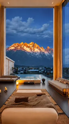 Bahada in Luye Pines Sunshine Jinshan | bathing pool | Snow Mountain Resort - 5-Star