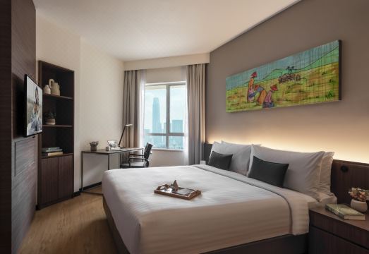 오크우드 호텔 조식 뷔페