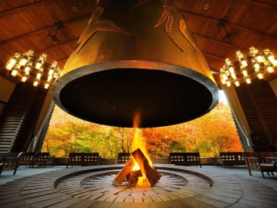 共有エリア 星野リゾート 奥入瀬渓流ホテルの写真