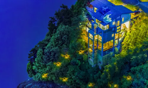 The villa of Thousand Island Lake