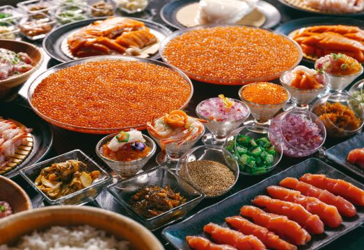 하코다테 고쿠사이 호텔의 고급스러운 로비 모습