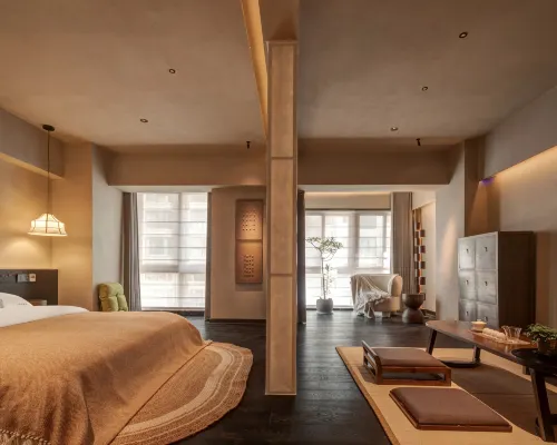Huajian Yongning Tea-themed Stay (Xi'an City Wall South Gate Yongningmen Subway Station) Hotels near Beilin