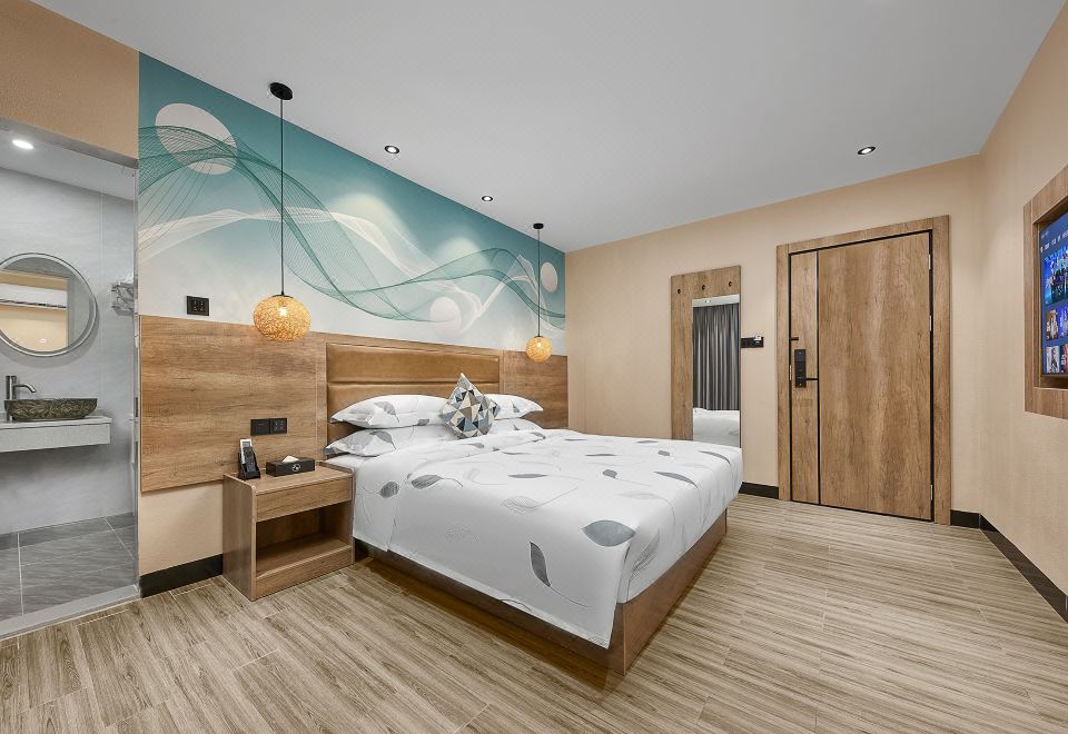 무슈 호텔의 모던한 객실 내부 이미지