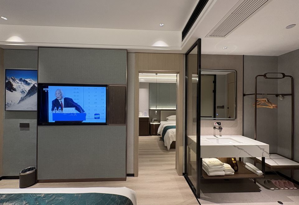 광레 시티 호텔 지능화 시스템이 적용된 객실