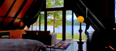 Lugu Lake Moon Sea Peninsula 리거 전망대 주변 호텔