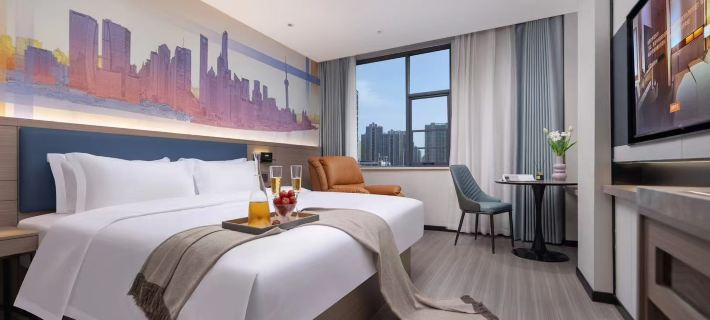 Caiyida hotel(hengyangchangningnanzhanzhenggu/ZhongtintimesSquare） Hoteles en Changning