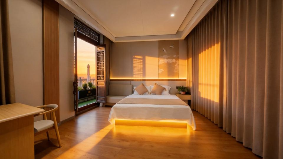 Zhenjiang · Riverside View Chinese Inn (Langzhong Ancient City Huaguang Tower)