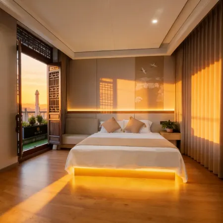 Zhenjiang · Riverside View Chinese Inn (Langzhong Ancient City Huaguang Tower)