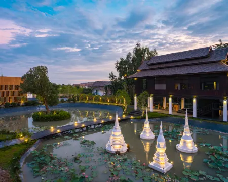 โรงแรมธัญเวลเนสเดสทิเนชั่น โรงแรมในอำเภอ บางไทร