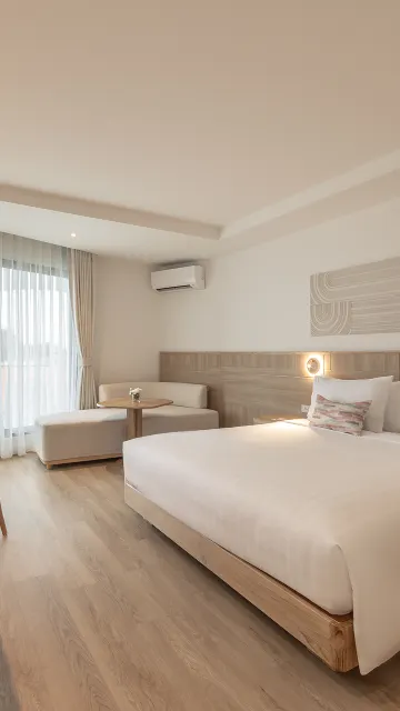 ห้องซูพีเรีย บรีซซี่ พร้อมอ่างอาบน้ำ(24 Hours Use of Room)