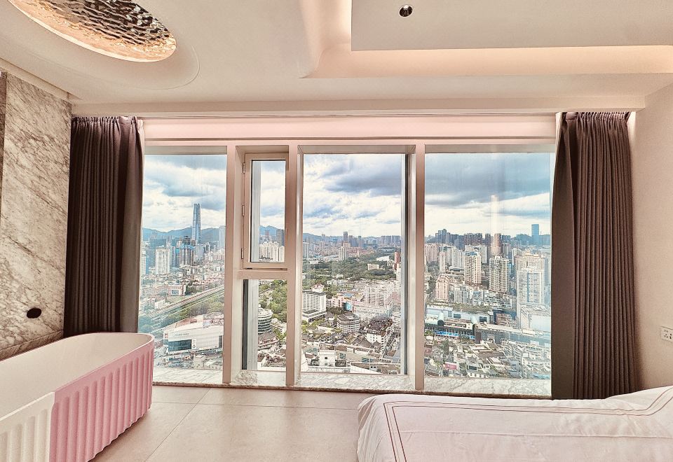 톈타이 넘버원 홈스테이의 세련되고 넓은 주방 공간