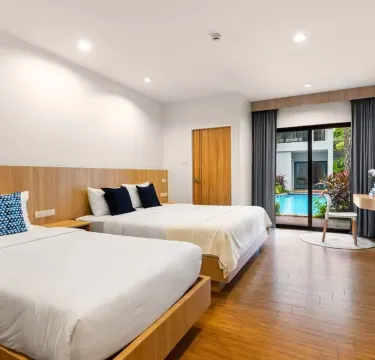 ห้องพักสำหรับครอบครัวพร้อมสระว่ายน้ำ