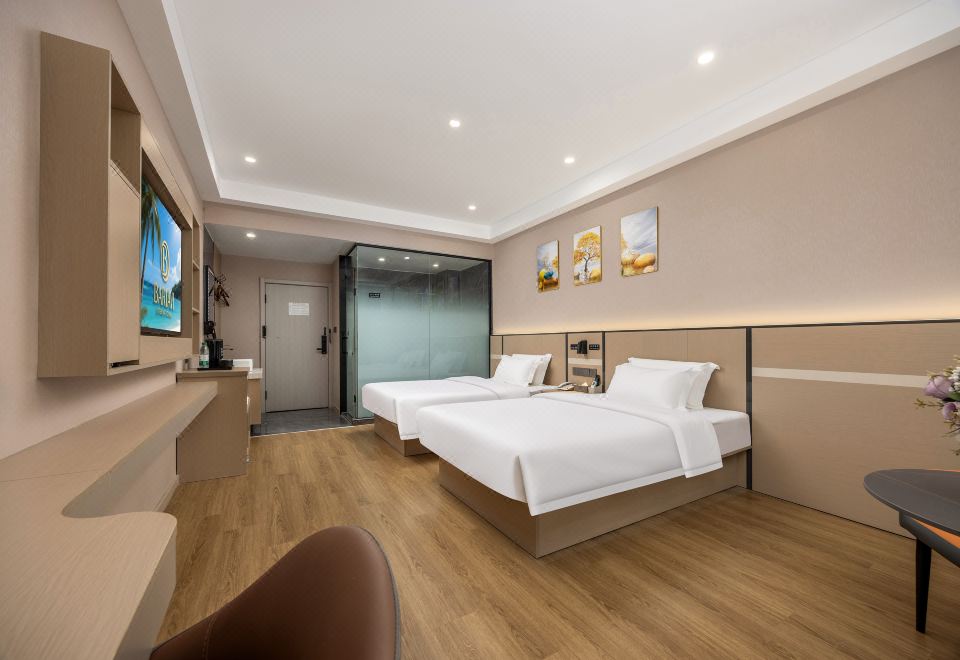 [발리 아일랜드 인터내셔널 호텔의 깔끔한 객실 이미지]