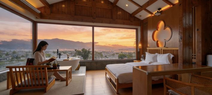 Reclusion·Panoramic Ancient City Forest Wellness & Café (Lijiang Old Town Hillside Designer Resort) 리장 호텔