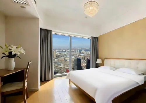 Xiaoxiang Mama Scenic Apartment (Dalian Railway Station Zhongshan Square)