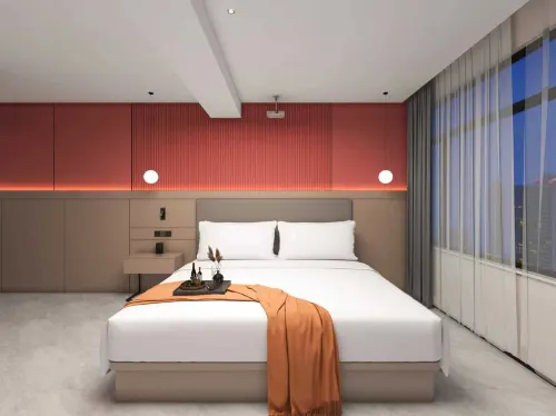 Tomato Art Smart Cinema Apartment (Chuhe Hanjie Metro Station, Hubei Provincial Museum Branch) - โฮมสเตย์