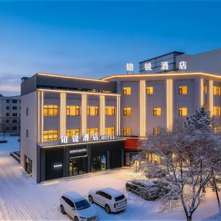 Porui Hotel (Jiayuguan Jingtie Market Chengxin Plaza Branch) Отели в г. Цзяюгуан