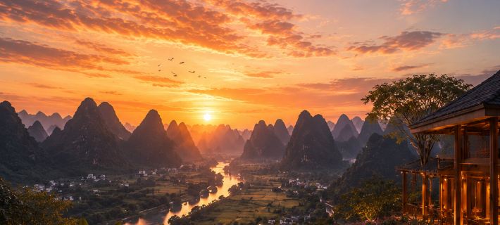 Yangshuo Moye Villa | Moye Villa Guilin Landscape Resort Hotel (Shili Gallery Yulong River Branch) Hotels in Yangshuo