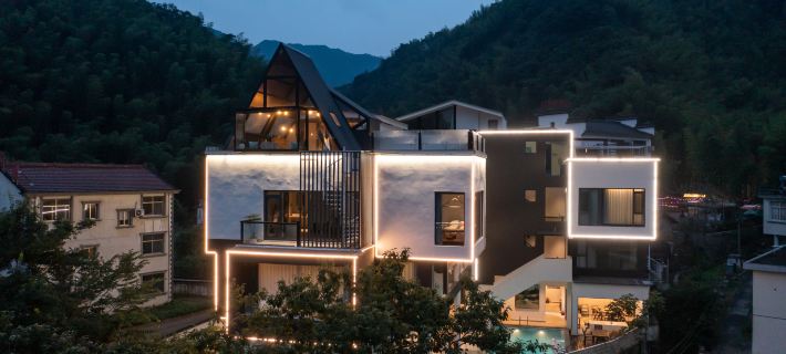 Floral&nbsp;Hotel·Qixili · Surround Mountain Stream & Private Hot Spring Designer Villa Hotels in Jing County