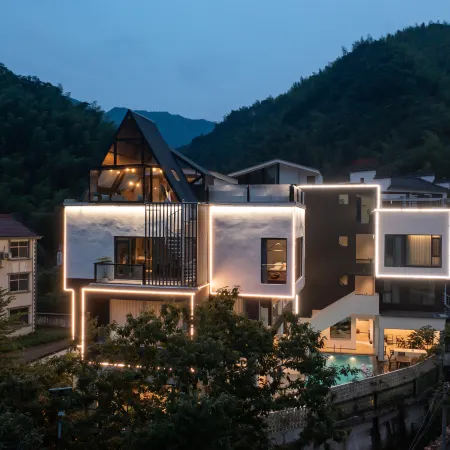 Floral Hotel·Qixili · Surround Mountain Stream & Private Hot Spring Designer Villa