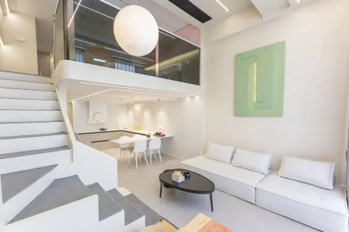 Qinghe Cinema-themed Loft Apartment (Tengda Center)