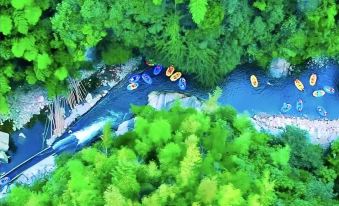Suitable • 180° Mountain View Starry Sky Swimming Pool Forest Mountain Lodge (Cloud Grassland Store)