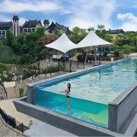 Qingyuan Fogang Jiangnanhui · Full Suite Six Hot Spring Pools · Pool Villa