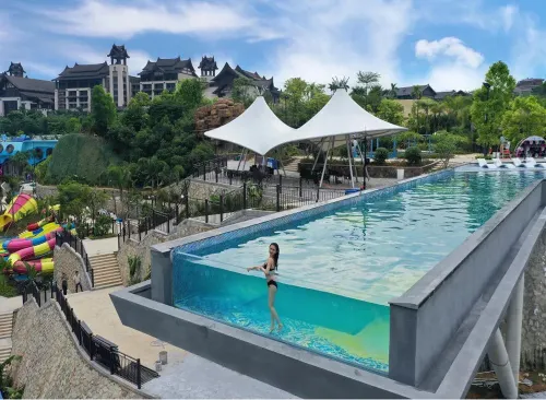 Qingyuan Fogang Jiangnanhui · Full Suite Six Hot Spring Pools · Pool Villa