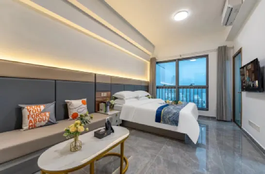 深圳朵亞歡朋行政公寓（水貝珠寶城水貝地鐵站店） 鄰近林記水族器材商行（蘭花社區店）的酒店