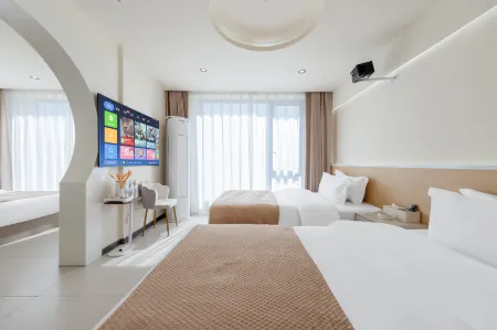 Chunting Lifestyle Aesthetic Vacation Apartment (Xiaoqikong Scenic Area East Gate Ticket Hall) Отели рядом с достопримечательностью «Herb Garden»