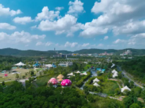 常州太湖灣露營谷 嬉戲谷-靈山大佛-拈花灣景區酒店