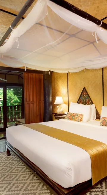 ห้องเลควิวดีลักซ์พร้อมระเบียง