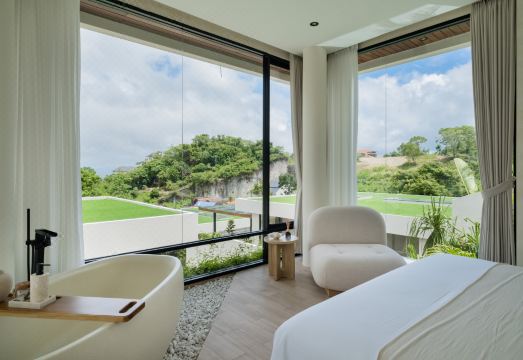 평온한 빌라 외부