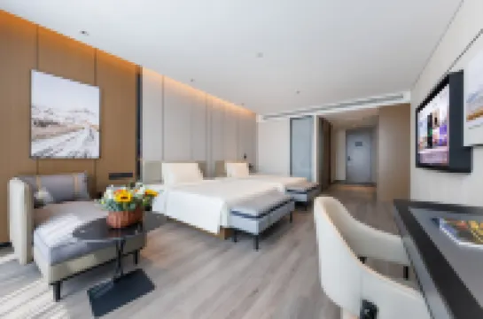 煙台八角灣大學城中建亞朵飯店 煙台蓬萊國際機場附近的飯店